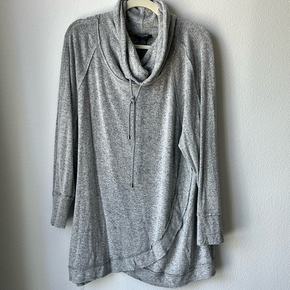 Asymmetric Cowl Neck Sweater - Picture 1 of 3